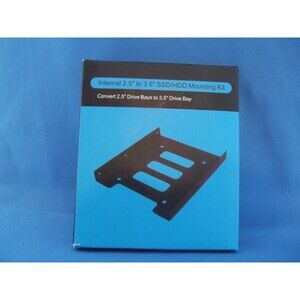 Internal 2.5" to 3.5" SSD/HDD Mounting Kit (Convert 2x 2.5” Drive Bays To 3.5”)